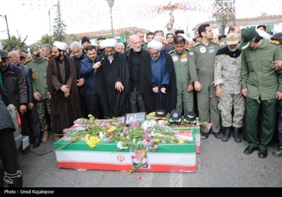 تشییع پیکر شهدای حملات آمریکایی صهیونی در رودسر - گیلان