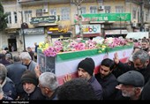 تشییع پیکر شهدای حملات آمریکایی صهیونی در رودسر - گیلان