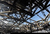 حمله هوایی  به سالن 12 هزار نفری آزادی