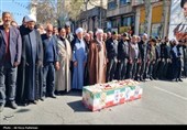 تشییع پیکر یکی دیگر از شهدای حمله آمریکایی صهیونی درشاهرود