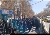 تشییع پیکر یکی دیگر از شهدای حمله آمریکایی صهیونی درشاهرود