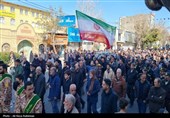 تشییع پیکر یکی دیگر از شهدای حمله آمریکایی صهیونی درشاهرود