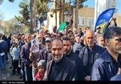 تشییع پیکر یکی دیگر از شهدای حمله آمریکایی صهیونی درشاهرود