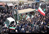 تشییع پیکر شهدای حملات آمریکایی صهیونی در تبریز