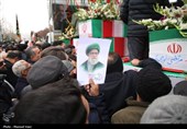 تشییع پیکر شهدای حملات آمریکایی صهیونی در تبریز