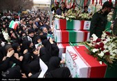 تشییع پیکر شهدای حملات آمریکایی صهیونی در تبریز