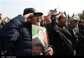 تشییع پیکر شهدای حملات آمریکایی صهیونی در کرمان
