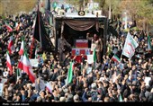 تشییع پیکر شهدای حملات آمریکایی صهیونی در کرمان