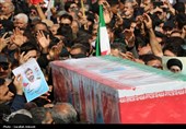 تشییع پیکر شهدای حملات آمریکایی صهیونی در کرمان