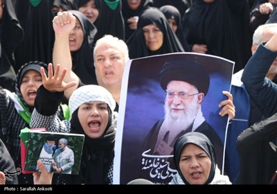 خشم مردم اسلامشهر در محکومیت تجاوزگری صهیونیستی و آمریکایی