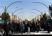 وداع مردم کرج با شهید «احمدرضا دانش‌کهن»