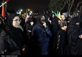 تشییع شهید دوساله تجاوز امریکا و اسرائیل به تهران
