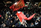 تشییع شهید دوساله تجاوز امریکا و اسرائیل به تهران