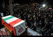 تشییع شهید دوساله تجاوز امریکا و اسرائیل به تهران