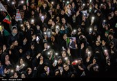 اجتماع مردم در سوگ رهبر شهید - اسفراین