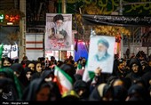 اجتماع مردم در سوگ رهبر شهید - اسفراین
