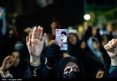 اجتماع مردم در سوگ رهبر شهید - اسفراین