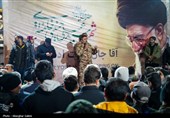 اجتماع مردم در سوگ رهبر شهید - اسفراین