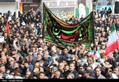 تشییع حماسی 10 شهید اقتدار در کرمان 2