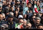 تشییع حماسی 10 شهید اقتدار در کرمان 2