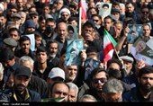تشییع حماسی 10 شهید اقتدار در کرمان 2