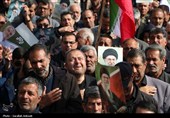 تشییع حماسی 10 شهید اقتدار در کرمان 2