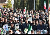 تشییع حماسی 10 شهید اقتدار در کرمان 2