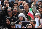 تشییع حماسی 10 شهید اقتدار در کرمان 2