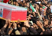 تشییع حماسی 10 شهید اقتدار در کرمان 2