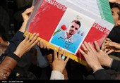 تشییع حماسی 10 شهید اقتدار در کرمان 2