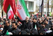 تشییع حماسی 10 شهید اقتدار در کرمان 2