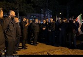 خروش کفن‌پوشان بیرجند در سوگ رهبر مقاومت