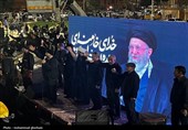 خروش کفن‌پوشان بیرجند در سوگ رهبر مقاومت