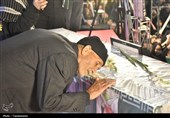 وداع با پیکر خلبان شهید " مهدی عالی" در پنجمین شب قیام عاشورایی گرگانی‌ها