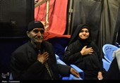 وداع با پیکر خلبان شهید " مهدی عالی" در پنجمین شب قیام عاشورایی گرگانی‌ها