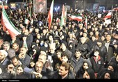 وداع با پیکر خلبان شهید " مهدی عالی" در پنجمین شب قیام عاشورایی گرگانی‌ها