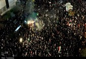 وداع با پیکر خلبان شهید " مهدی عالی" در پنجمین شب قیام عاشورایی گرگانی‌ها