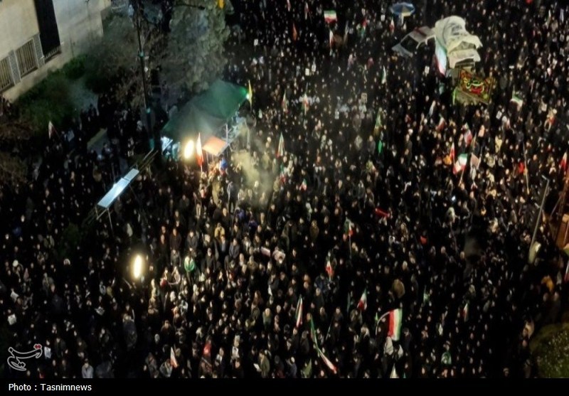 سوگ حماسی گرگانی‌ها در شب ششم شهادت امام امت