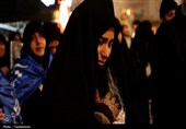 وداع با پیکر خلبان شهید " مهدی عالی" در پنجمین شب قیام عاشورایی گرگانی‌ها
