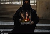 وداع با پیکر خلبان شهید " مهدی عالی" در پنجمین شب قیام عاشورایی گرگانی‌ها