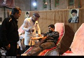 اهدای خون مردم ده‌زیار به مجروحان حملات آمریکایی صهیونی