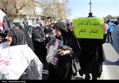 اجتماع و راهپیمایی بانوان همدان