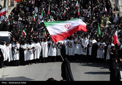 اجتماع و راهپیمایی بانوان همدان