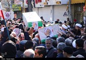 تشییع پیکر شهدای حملات آمریکایی صهیونی در زنجان