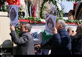 تشییع پیکر شهدای حملات آمریکایی صهیونی در زنجان