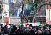 تشییع پیکر شهدای حملات آمریکایی صهیونی در زنجان