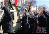 تشییع پیکر شهدای حملات آمریکایی صهیونی در زنجان