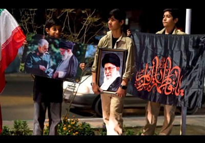 ادای احترام آملی‌ها به شهید حمله آمریکایی ـ صهیونی