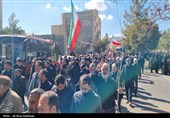 خروش مردم شاهرود در نخستین نمازجمعه پس از شهادت رهبر شهید