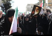 راهپیمایی محکومیت جنایات آمریکا و اسرائیل - قم